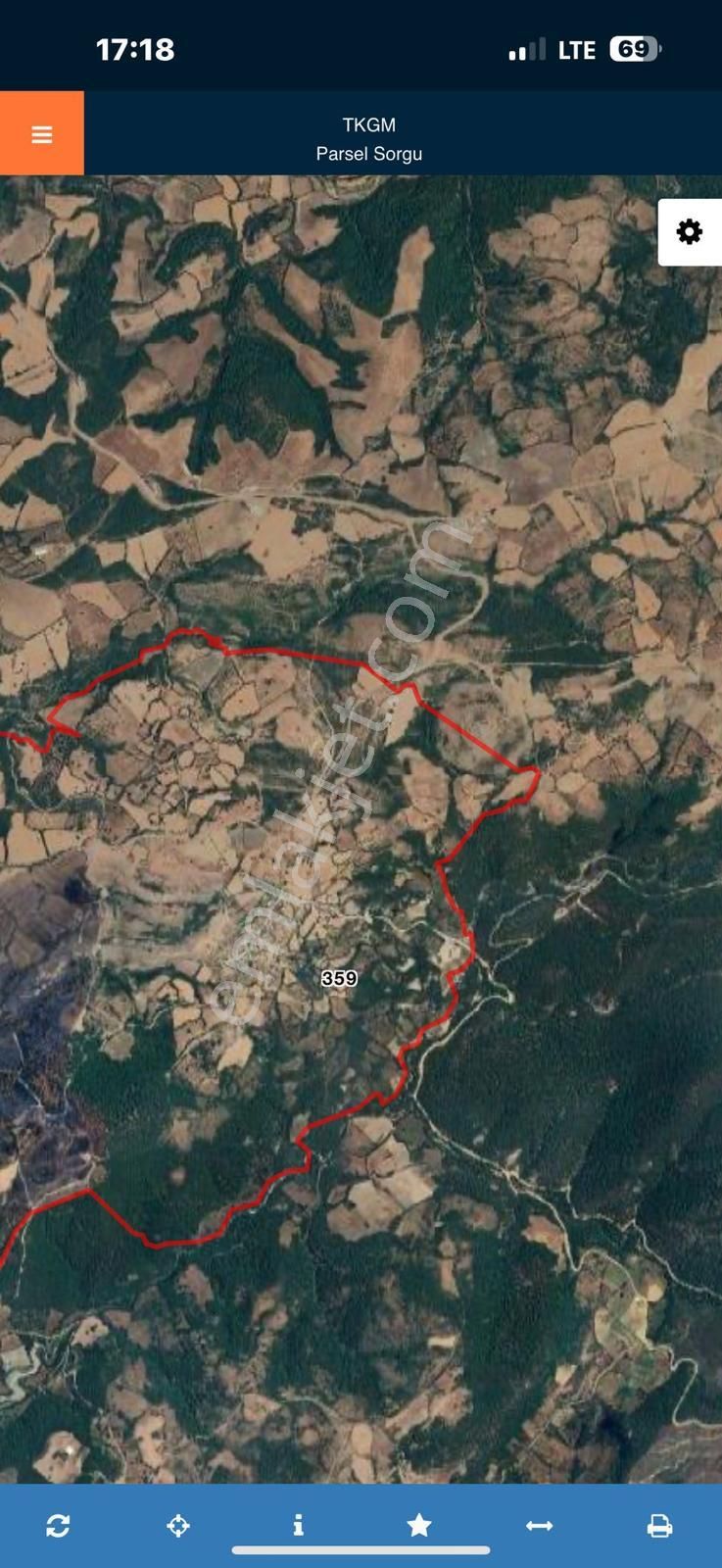 Çanakkale Bayramiç Sarayköyde Satılık 500 M2 Doğa Manzaralı - Görsel 5