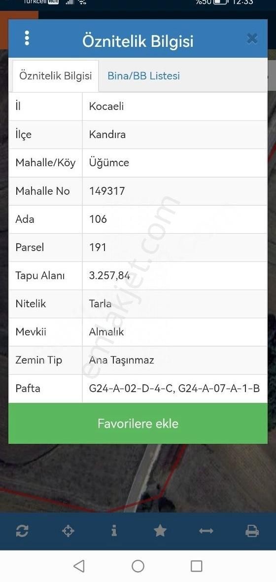 3g Gayrimenkulden Satılık 3257 M2 Arsa - Görsel 2