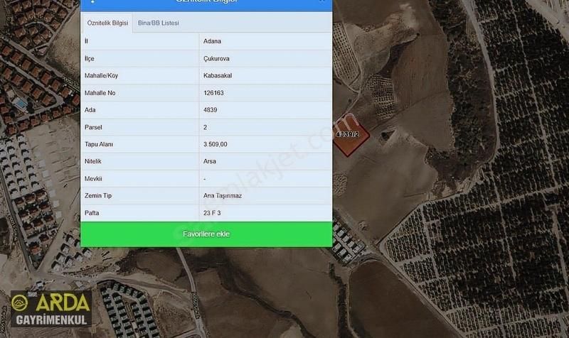 Kabasakalda Villa İmarlı 300 Metrekare Hisseli Arsa Satılıktır. - Görsel 2