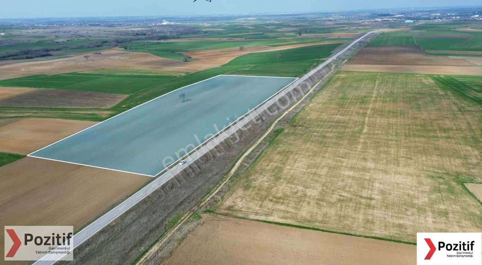 Babaeski Sinanlı Köyü (Cumhuriyet) Satılık Tarla Edirne Tekirdağ Asfalt Yolu Üzerinde Satılık Kupon Yerlerimiz