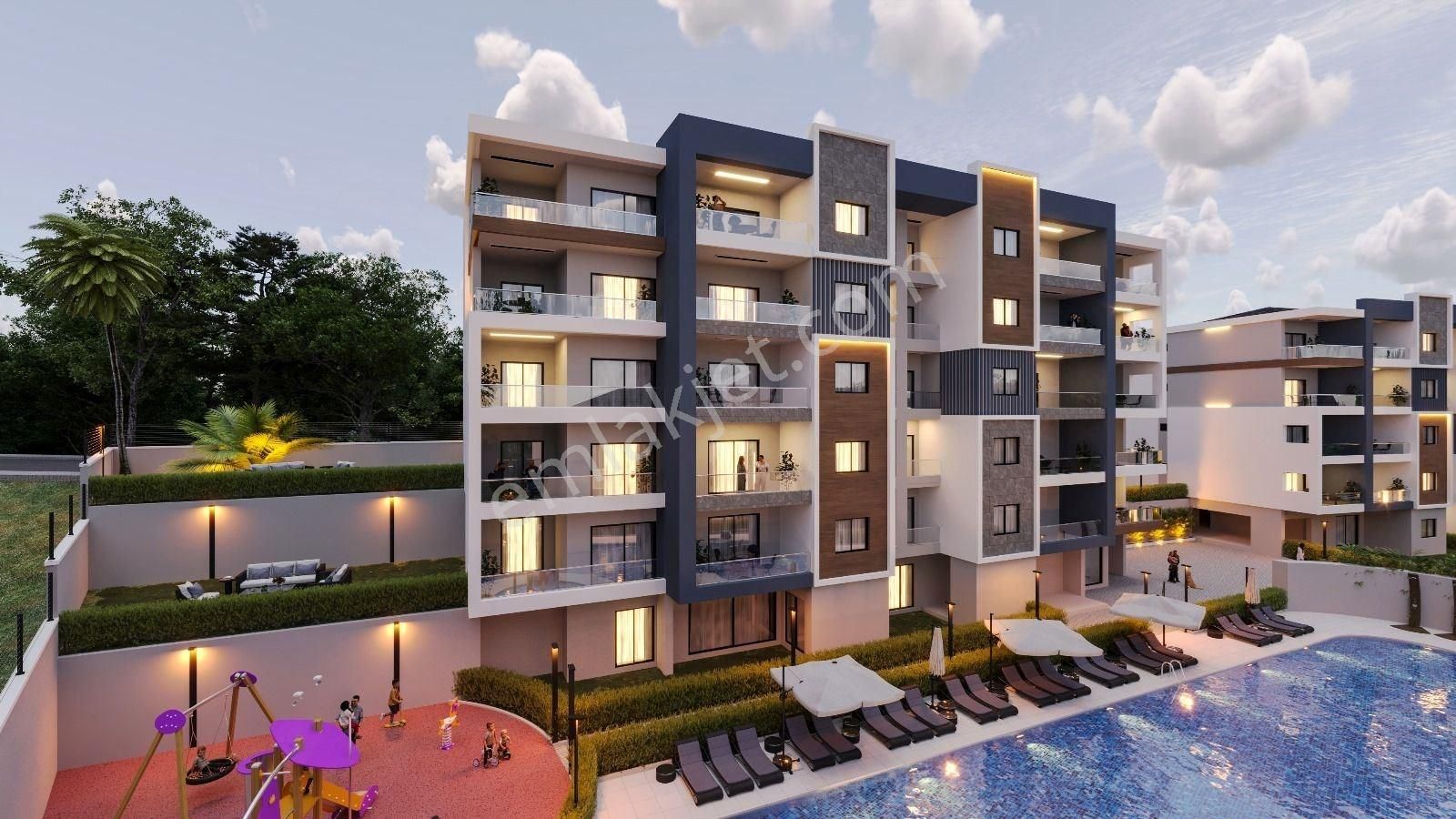 Kuşadası Ata Mah'de Projeden Satılık Dubleks 1+1
