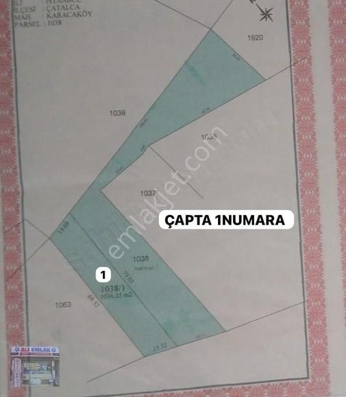 Çatalca Karacaköy'de 1036metre Çaplı Muvafakatnameli Çevrili - Görsel 7