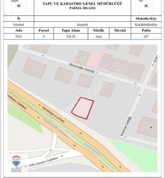 Ataşehir Küçükbakkalköy Satılık Konut İmarlı Ataşehir Brandium Cadde Üzeri Ticari+konut Fırsat İmarlı Arsa