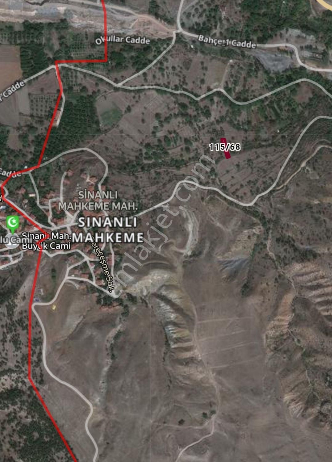 Ayaş Sinanlı Mahkeme Satılık Bağ & Bahçe Fırsat_ayaş-sınanlı_satılık_hesaplı_tek Tapu_289m2_bağ-bahçe