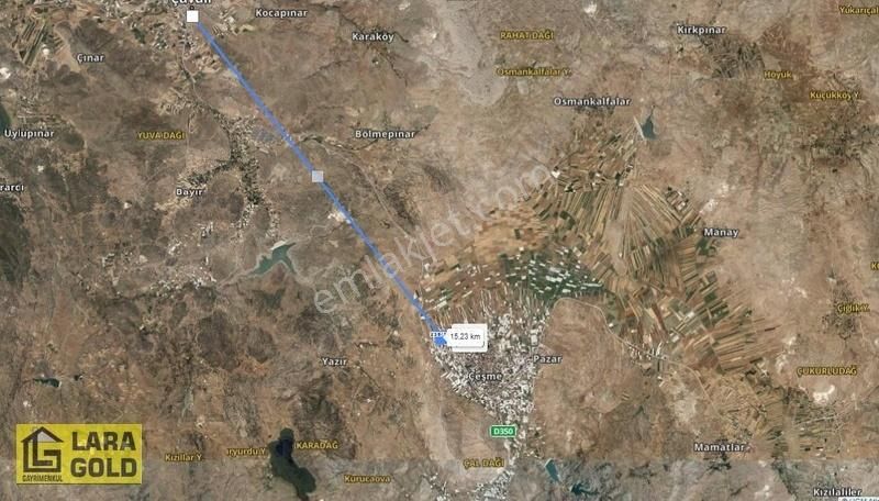 Burdur Çavdır Söğütte Tek Tapu Kurulu Düzen, Sera - Ev- Ağaç - Görsel 5