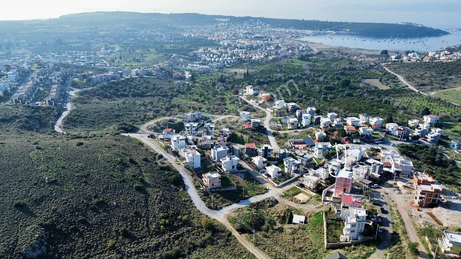 Seferihisar Sığacık Satılık Villa Seferihisar Sığacık'ta Deniz Manzaralı Müstakil Villa