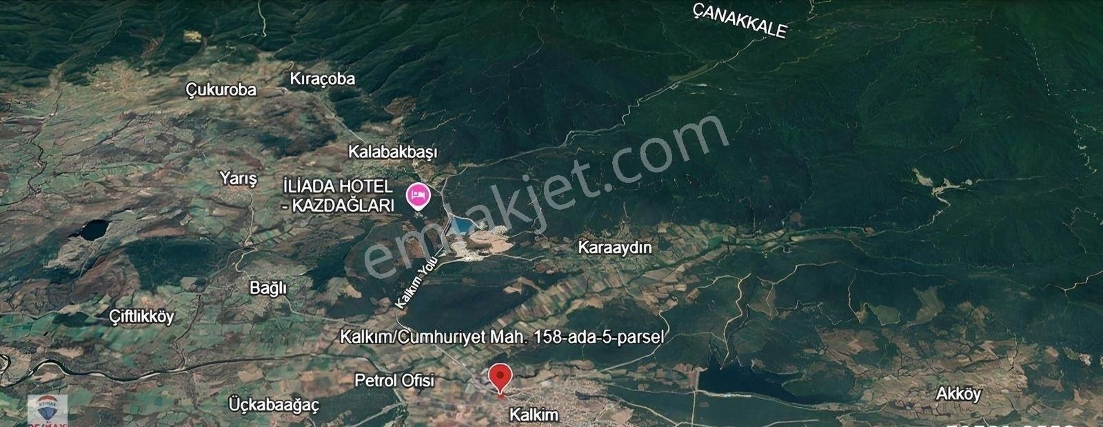 Kalkım Cumhuriyet Mah.'de 591 M2 Konut İmarlı Arsa