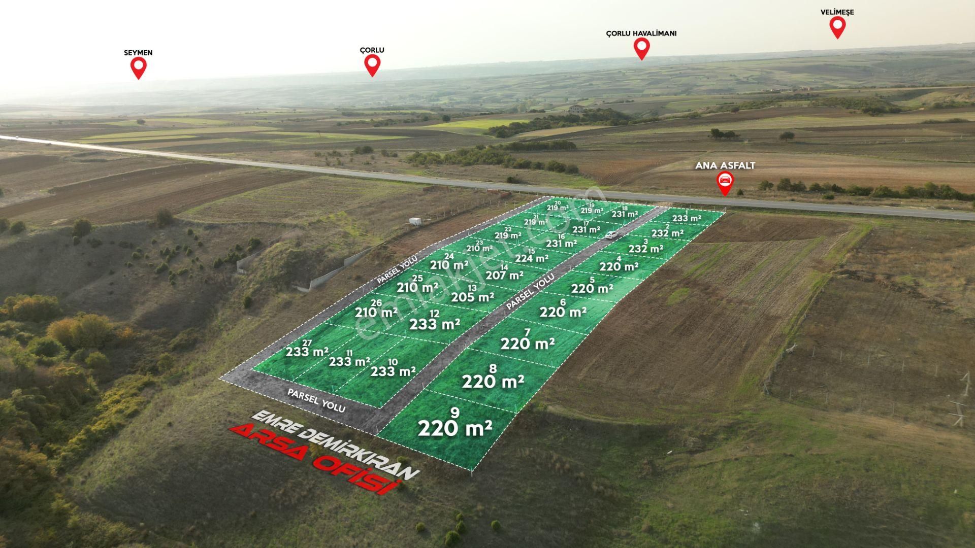 Silivri Değirmenköy'de Ana Asfalta Cephe 220 M² Satılık Tarla - Görsel 4