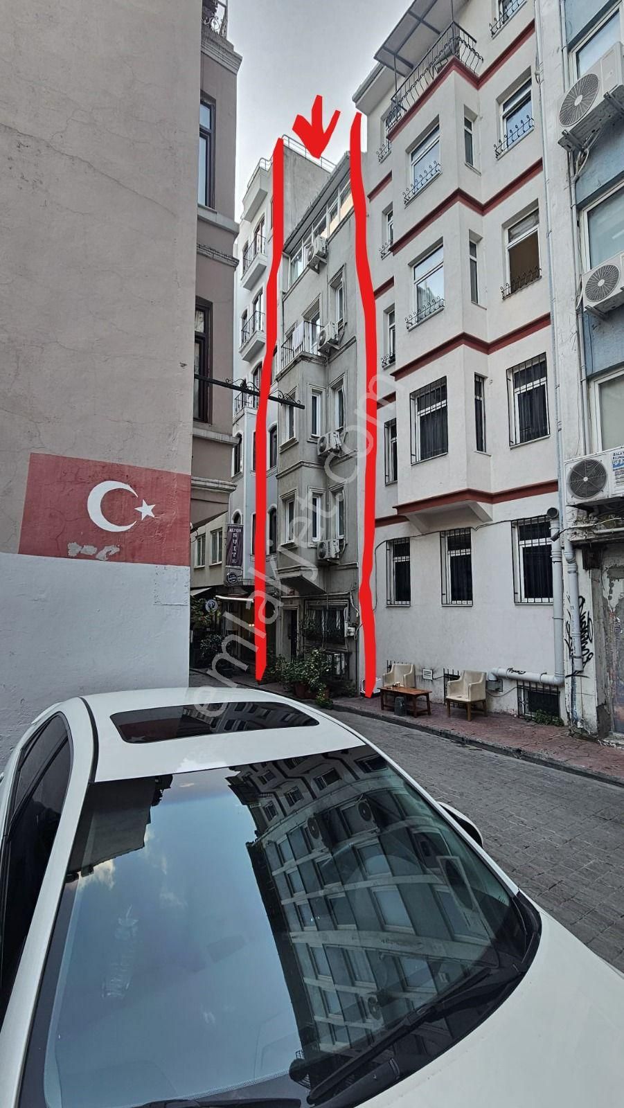 İstanbul Beyoğlu Satılık Apart Otel Taksim İstiklal Caddesi'ne Yakın 6 Katlı Satılık Apart Otel