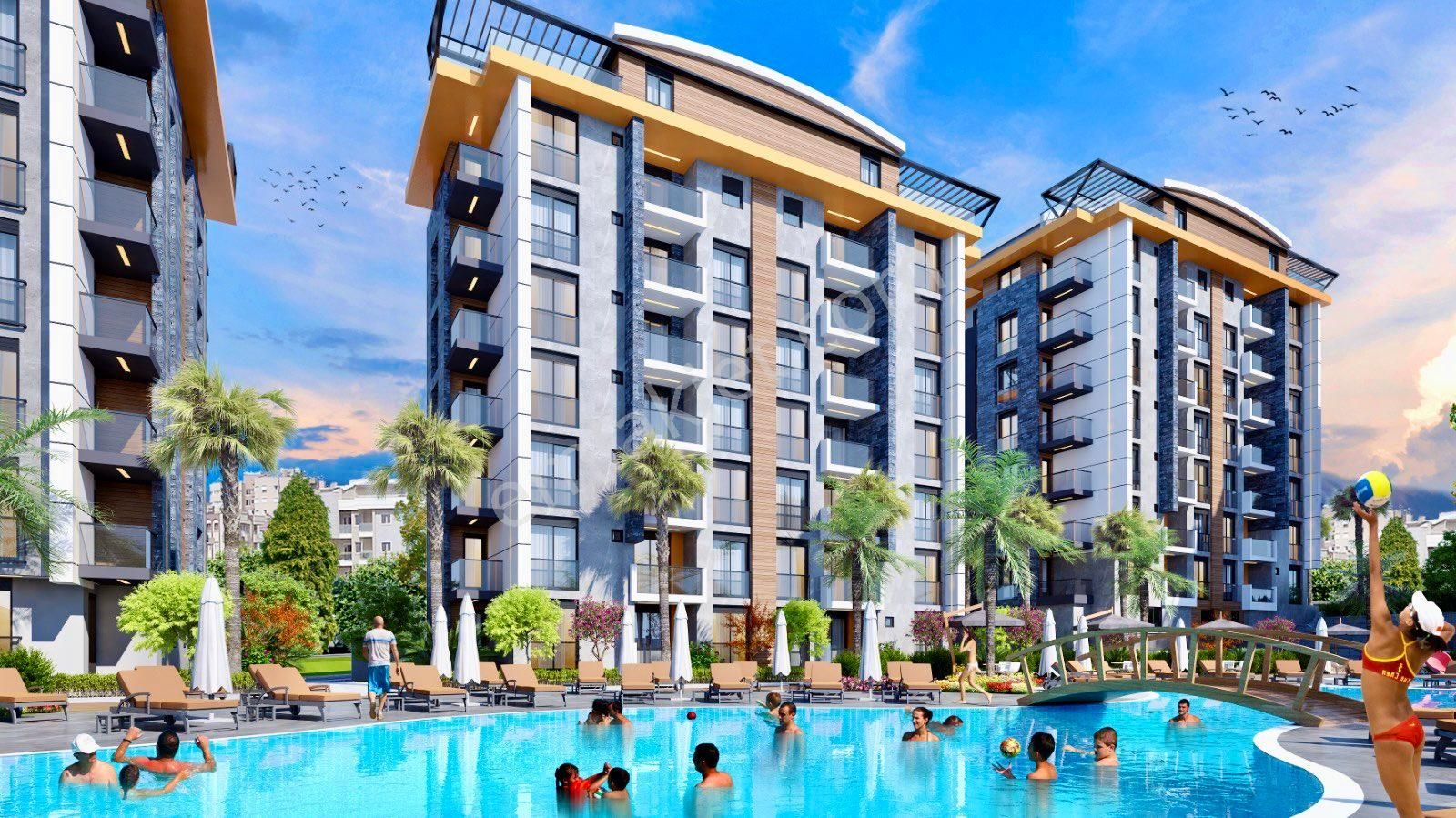 Serik Gedik Satılık Daire Belek Yolu Üzerinde Aqua Parklı Lüx Site İçerisinde 4+1 Dublex