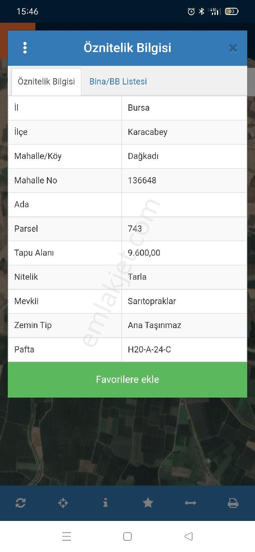 Bursa Karacabey Dağkadı Satılık Yatırımlık Tarla 9600 Metrekare - Görsel 3