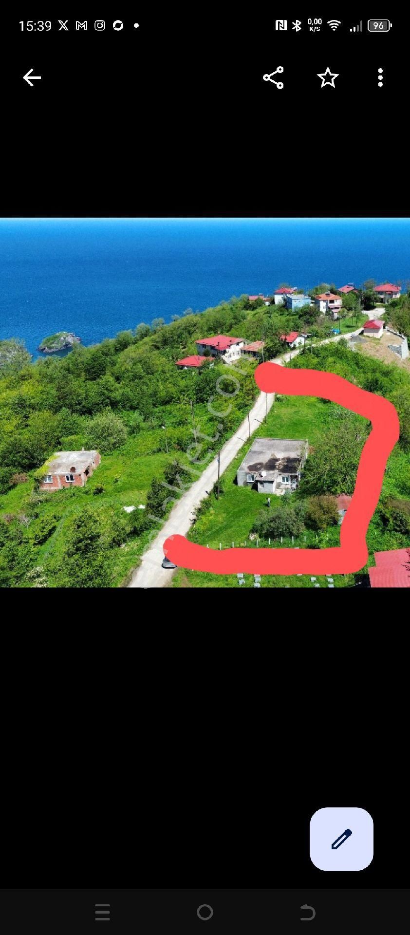 Perşembe Ramazan Mahallesinde Üzerinde Tapuya Kayıtlı Ev Olan 3050m2 Arazi Satılık