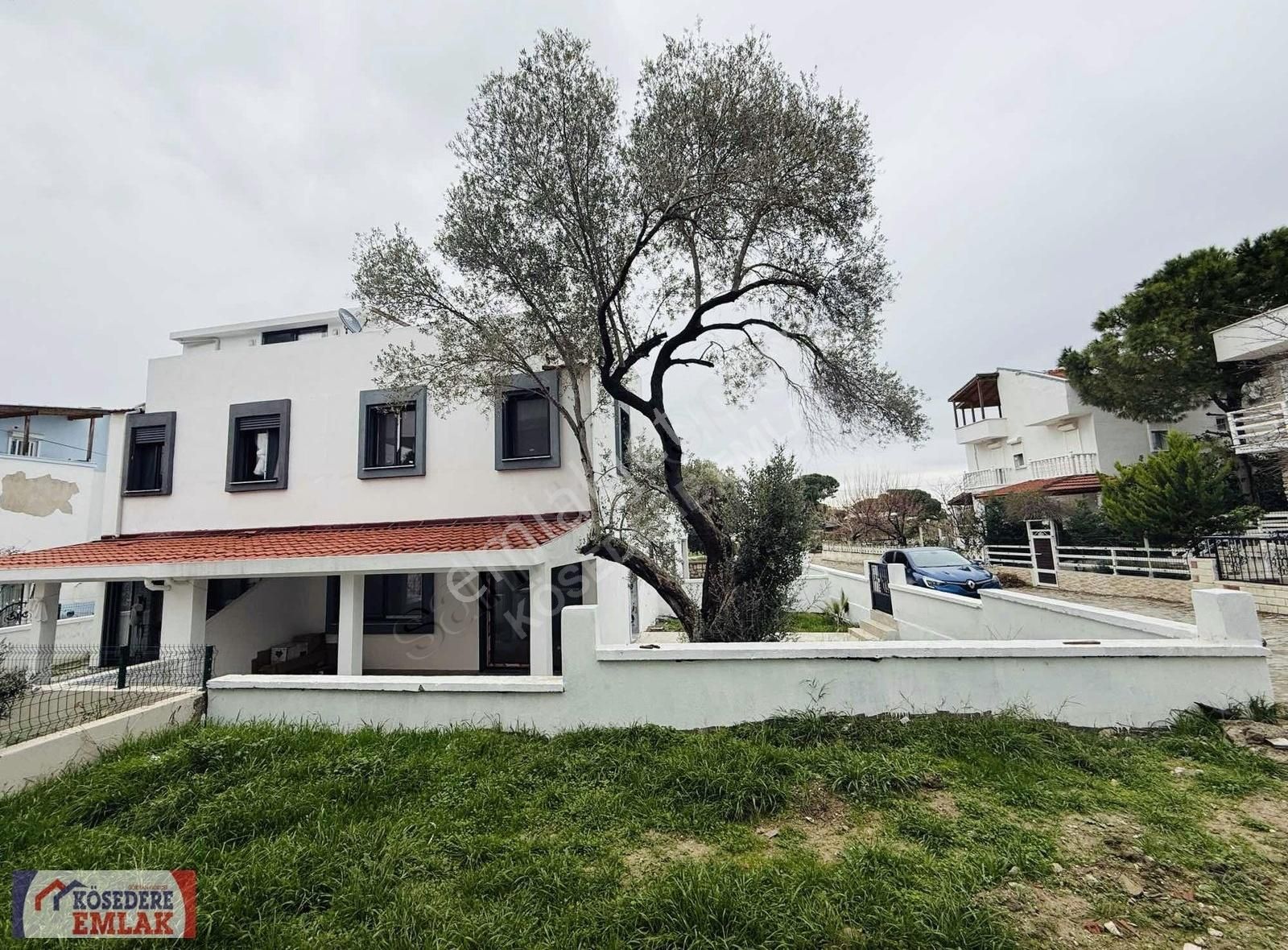 Karaburun Mordoğan Satılık Villa Kösedere Emlak'tan Mordoğan'da Sıfır, Bahçeli Dubleks Villa