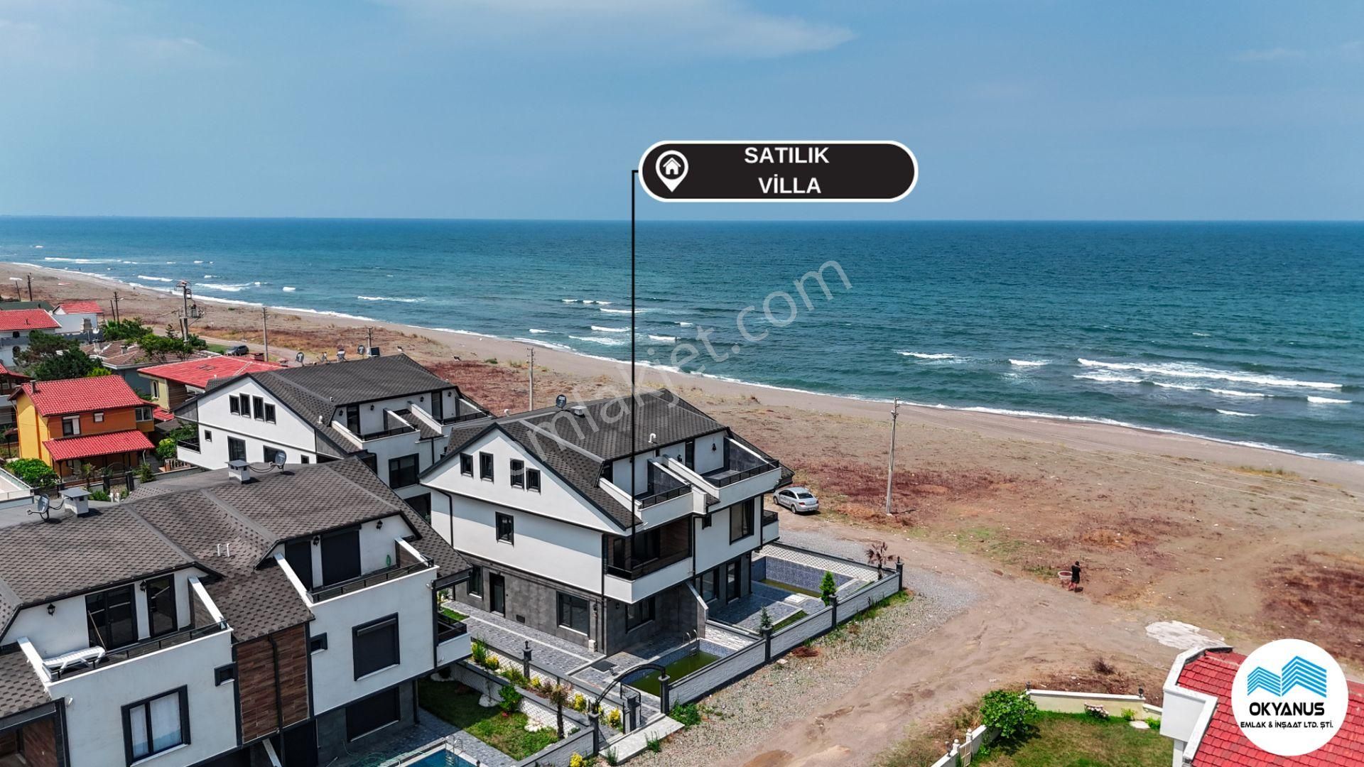 !!! Sahilin Sıfır Noktasında, Deniz Manzaralı Havuzlu 3+1 Rüya Villa !!!