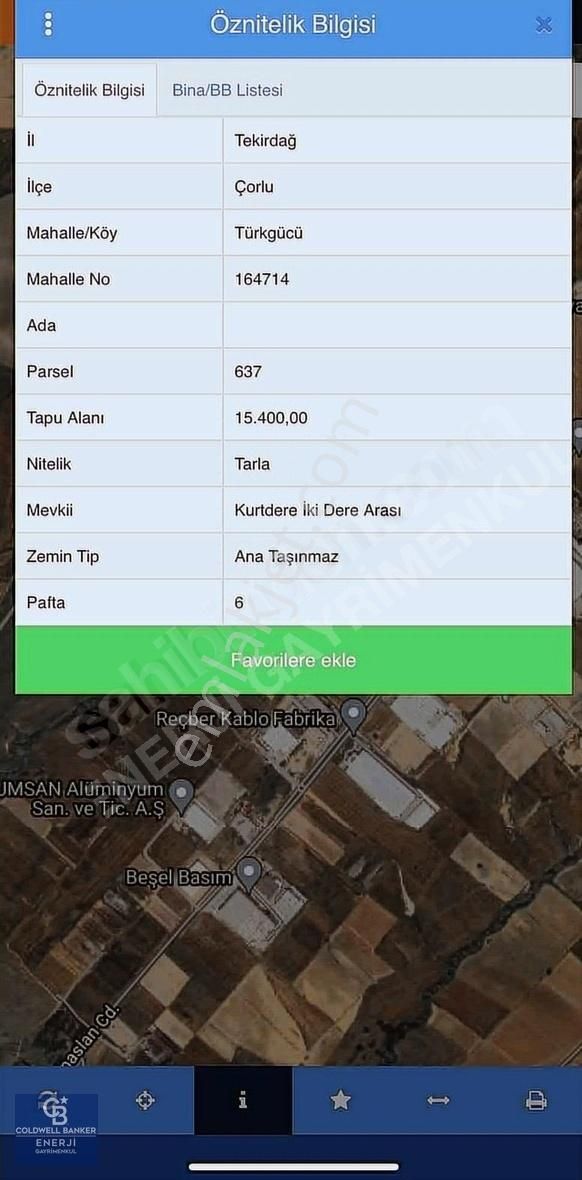 Türkgücü Çorlu 1.osb Satılık 30.100m2 Arsa Sanayi İmar Sınırında - Görsel 5