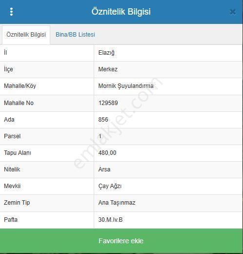 Elazığ Mornik'te Bulvara Sıfır Köşebaşı Arsa 480 M2 - Görsel 3