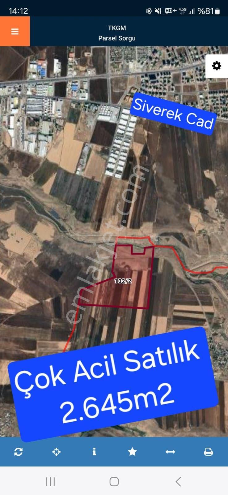 Bağlar Bağcılar Satılık Ticari İmarlı Şanlıurfa Yolu Üzeri Siverek Caddesinde Bulunan 2 Dönüm 645 Metre Karelik Arsamız Acilen Satılıktır