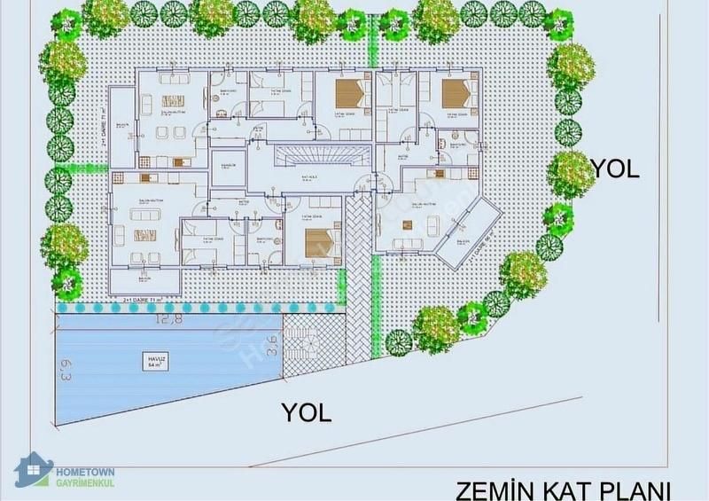 Karasu Da Satılık 2+1 Havuzlu Daire - Görsel 10