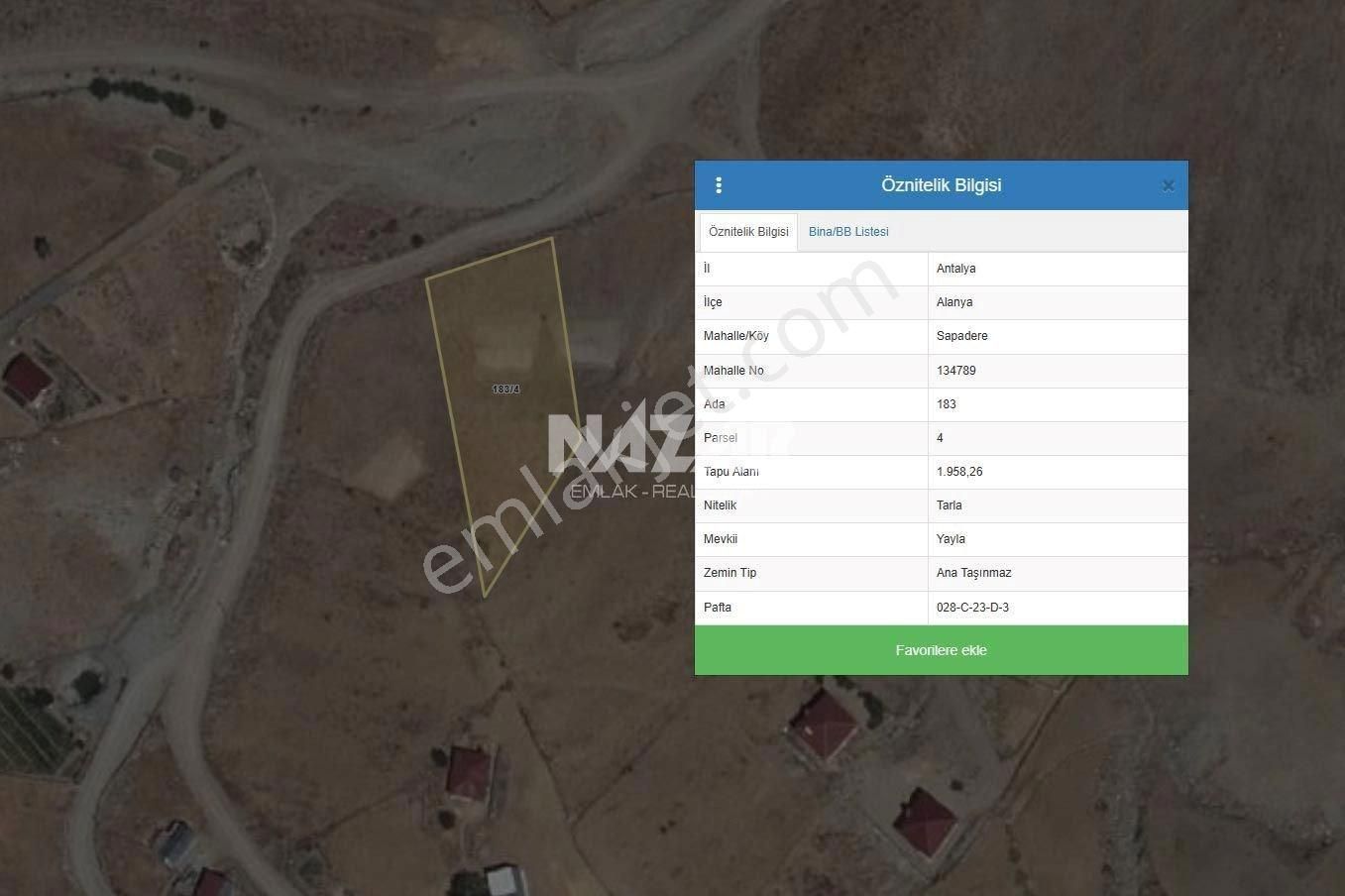 Alanya Sapadere’de 1.958 M² Satılık Tarla - Görsel 18