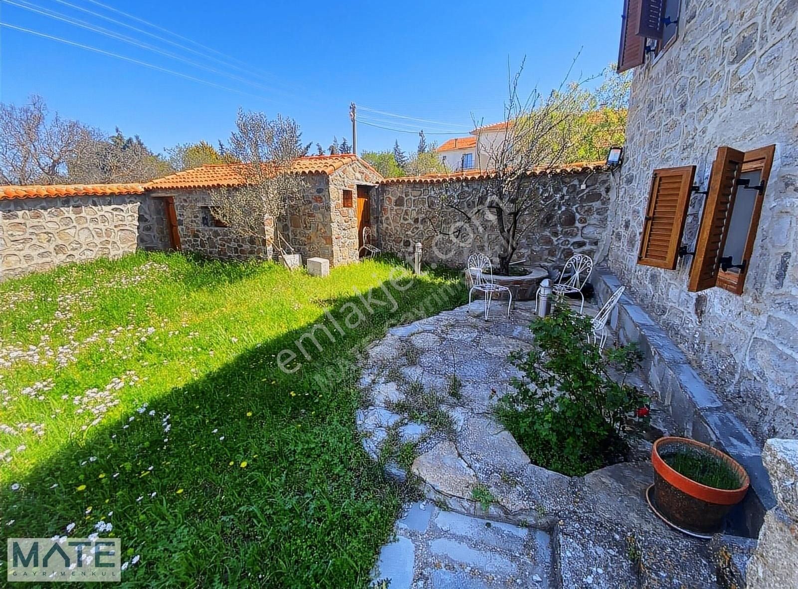 Urla Barbaros Köyünde 398 M2 Arsa İçinde Satılık Taş Villa - Görsel 25