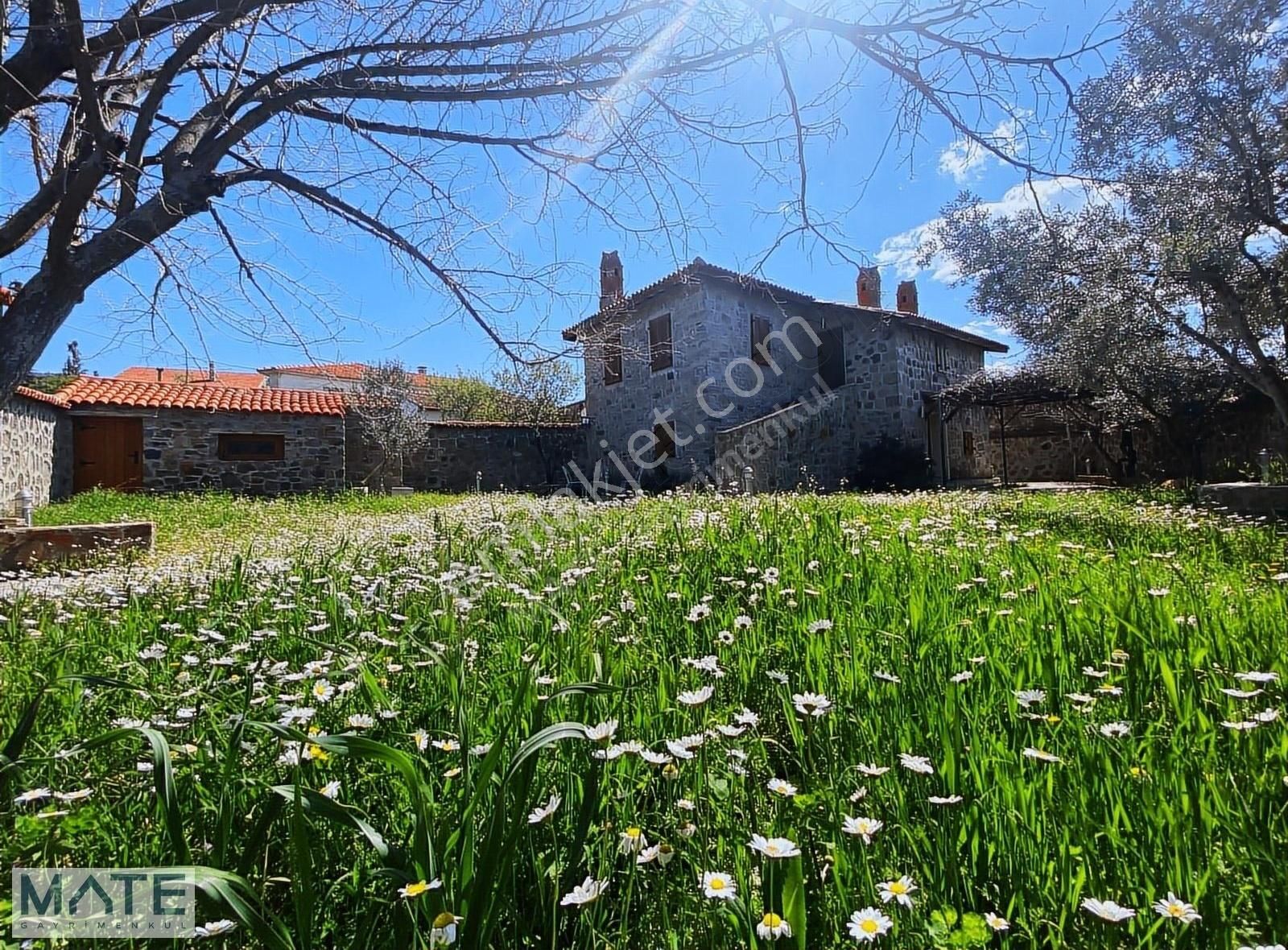 Urla Barbaros Köyünde 398 M2 Arsa İçinde Satılık Taş Villa - Görsel 2