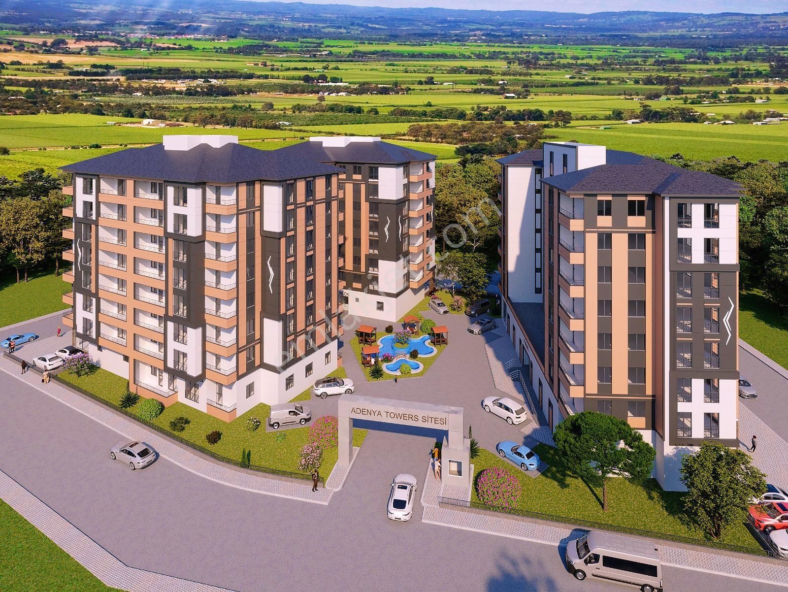 Turhal Kayacık Satılık Daire Adenya Towers'ta 4+1 Daire Yeni Proje