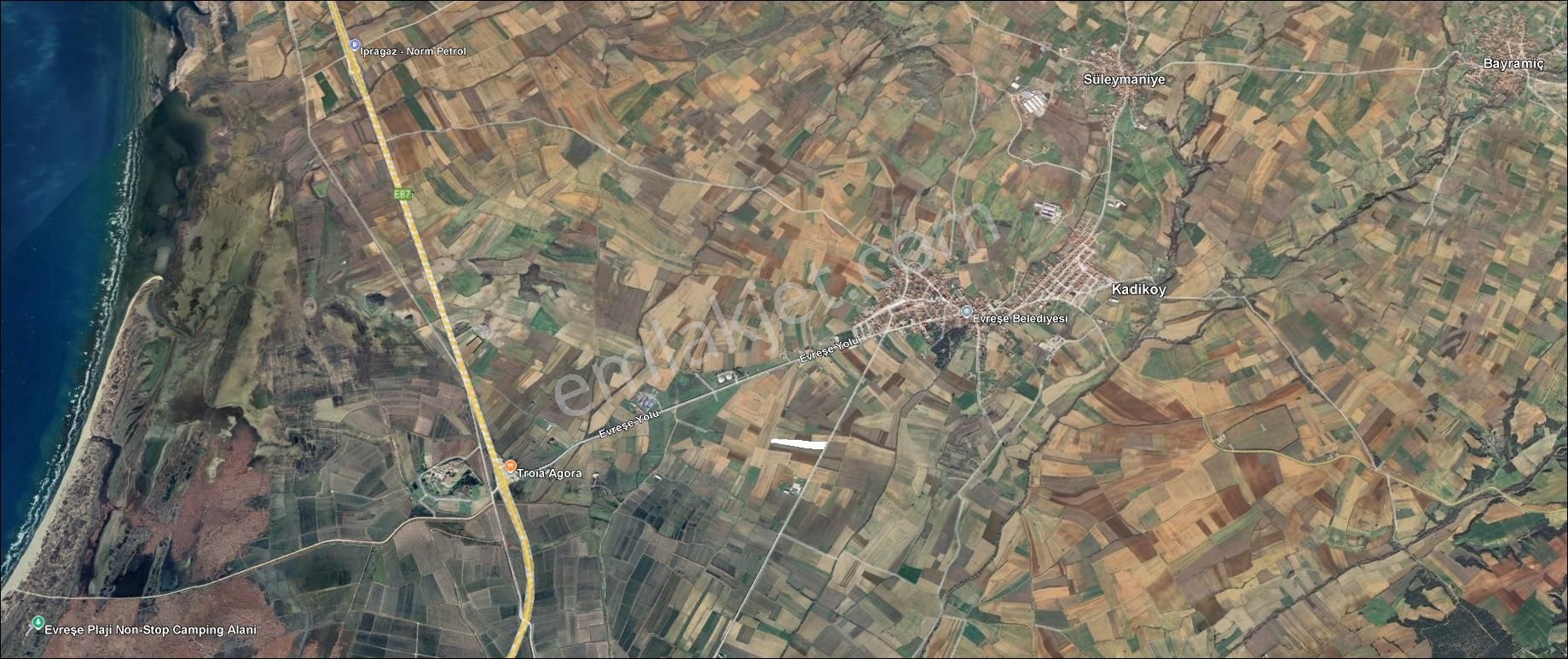 Gelibolu Evreşe De Merkeze Yakın Yol Cepheli Tarla - Görsel 11