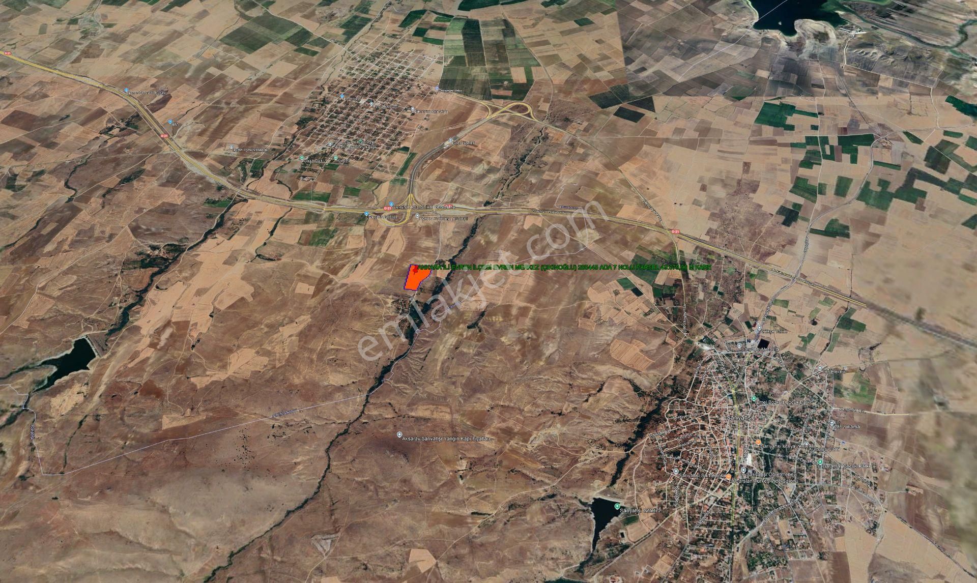 Ankara İli Evren İlçesi Evren Merkez Mah. Asfalt Cephe 49.079,96 M Kare Tarla - Görsel 2