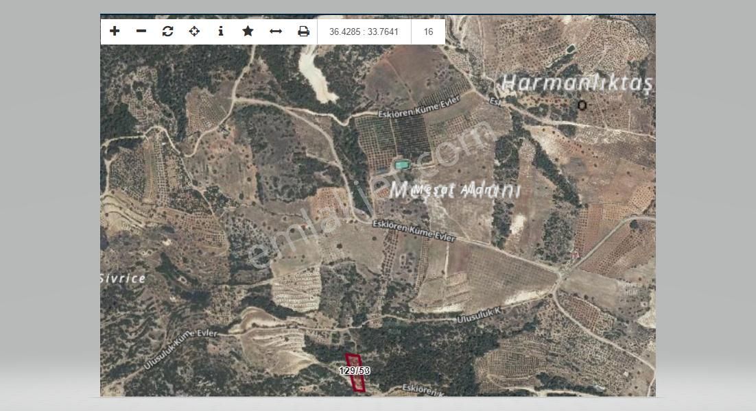 Mersin Silifke Karakaya'da Satılık Tarla - Görsel 3