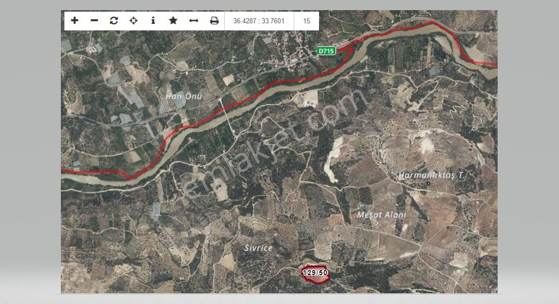 Mersin Silifke Karakaya'da Satılık Tarla - Görsel 3