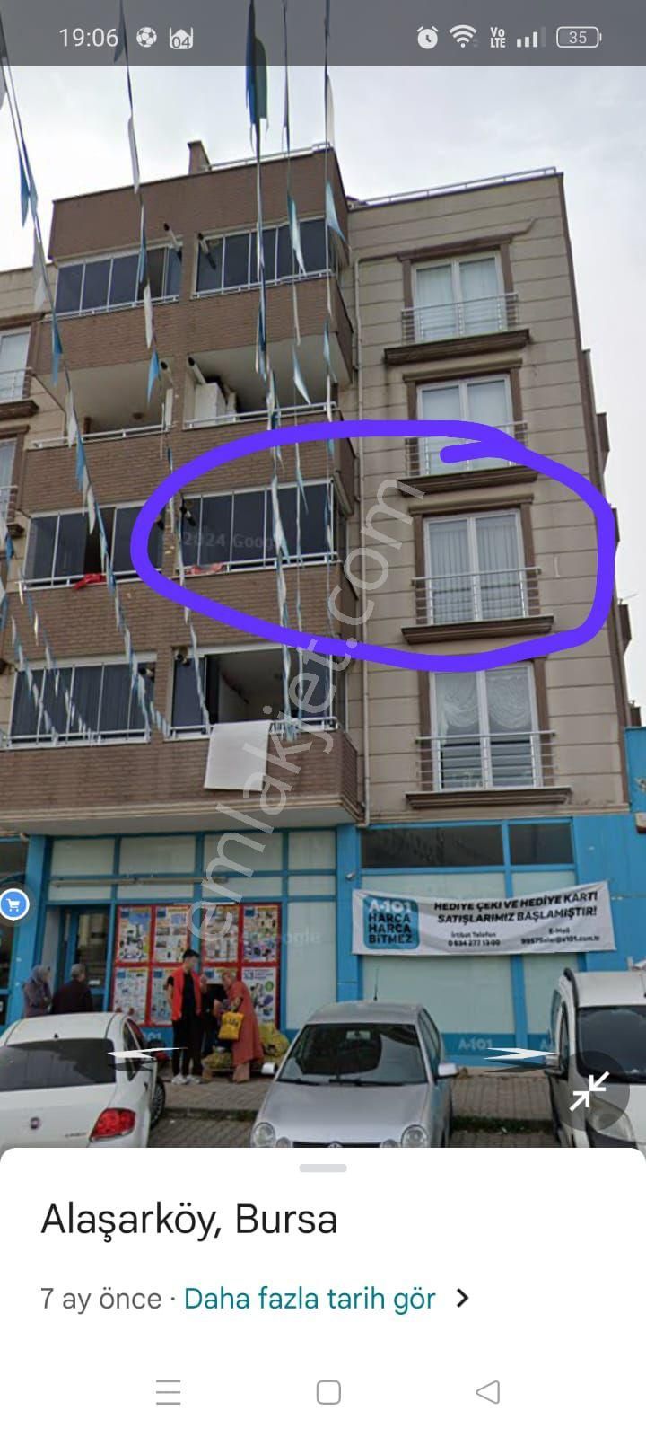 Osmangazi Ovaakça Merkez Satılık Daire Kaçmaz Emlak Ovaakça Merkez Mah Satılık Manolya Site 3+1 Ara Kat Daire