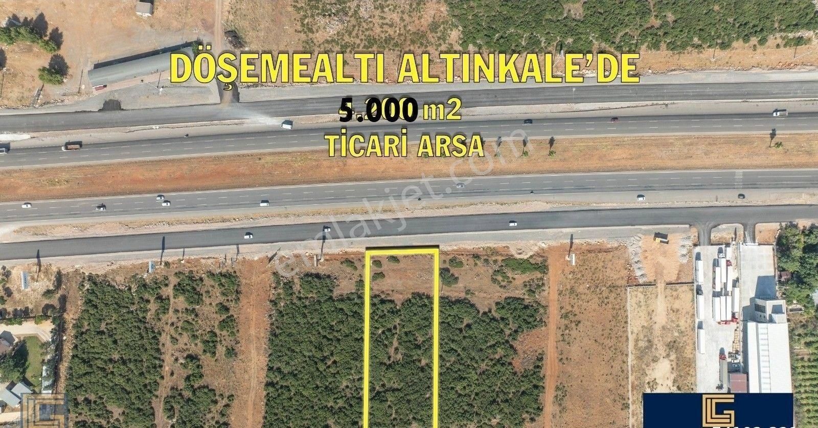 Döşemealtı Altınkale Satılık Ticari İmarlı Döşemealtı Altınkale Ana Cadde Üzeri Ticari 5.000 M2 Arsa