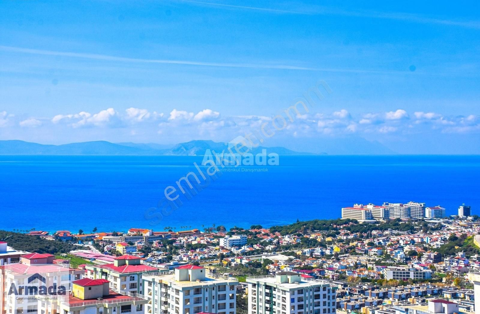 Kuşadası Değirmendere Satılık Daire Kuşadası Değirmendere Mah'de 2+1 Panoramik Deniz Manzaralı Daire