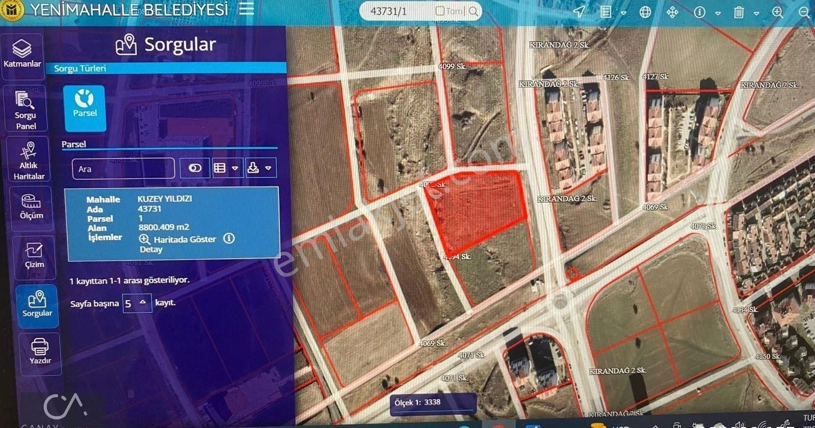 Yenimahalle Yakacık Kuzey Yıldızı Mh İmarlı Arsa 600 M2 Konut Alanı Toplam 8800 M2 Satılık - Görsel 6