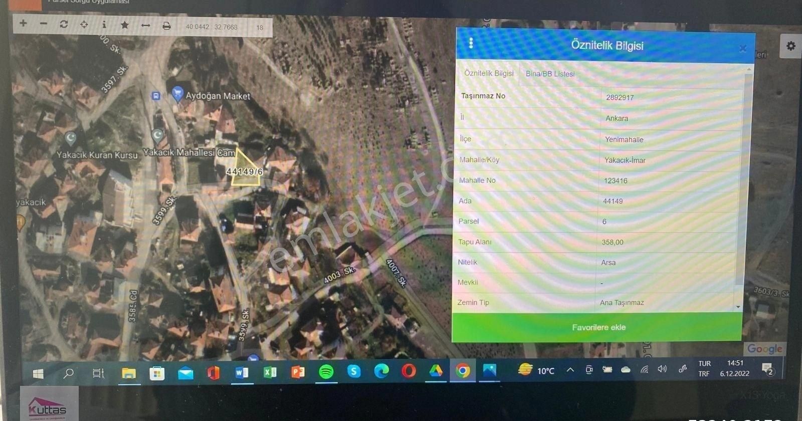 Yenimahalle Yakacık İmarlı 44 M2 Ev Yeri Toplam 358 M2 Canay Gayrimenkul - Görsel 20