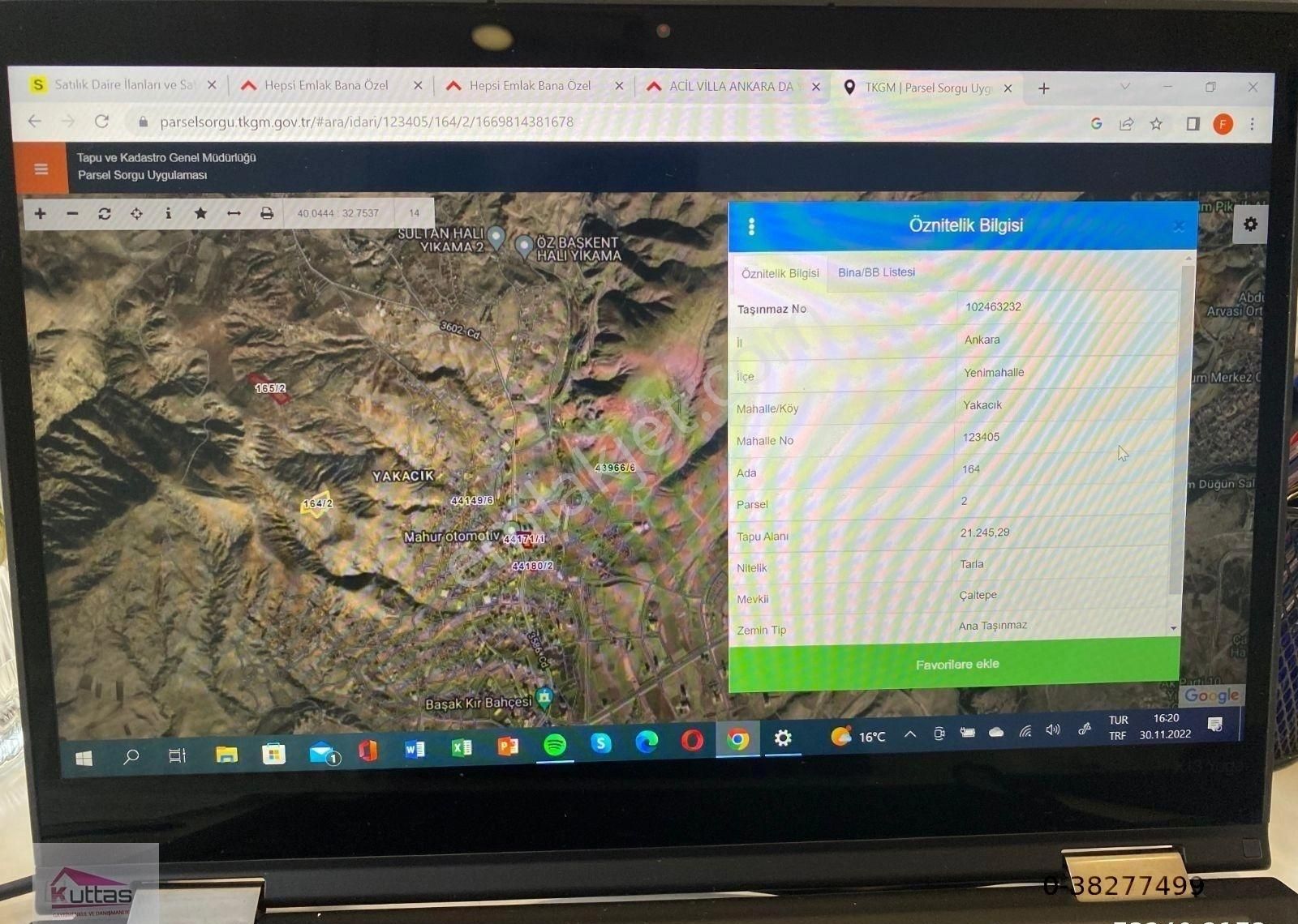 Yenimahalle Yakacık Dükkan Arsası 2360 M2 İmar Çalışması Yapılıyor Canay Gayrimenkul - Görsel 7