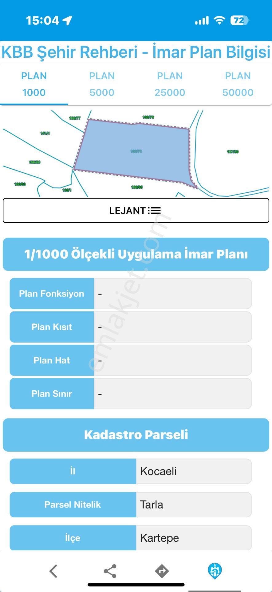 Kocaeli Kartepe Avluburun Köyünde 7.784 M2 Tarla - Görsel 16