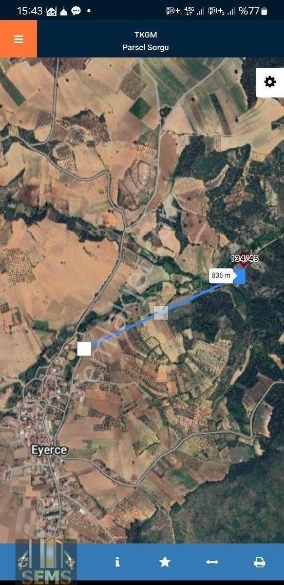 Şems Gayrimenkulden Eğerce Köyünde 2303m2 Satılık Hobi Bahçesi - Görsel 20
