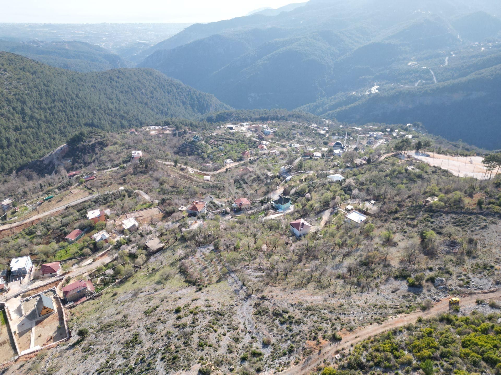 Alanya Bademağacı Köyünde Köyiçi İmarlı Mükemmel Manzaralı Satılık 3650 Metrekare Tarla. - Görsel 35