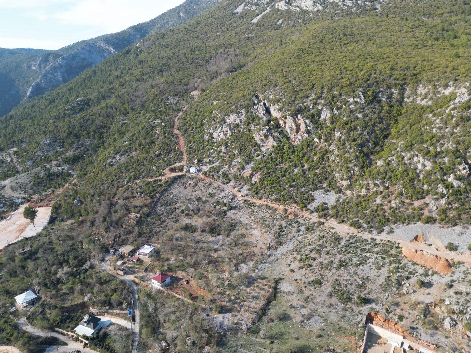 Alanya Bademağacı Köyünde Köyiçi İmarlı Mükemmel Manzaralı Satılık 3650 Metrekare Tarla. - Görsel 10