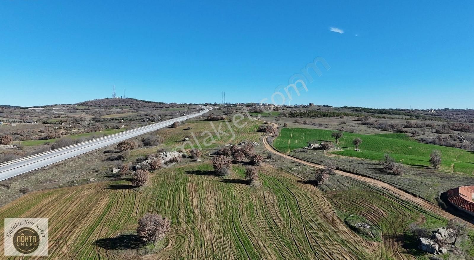 Kırklareli Merkez Demircihalil Köyü Satılık Turizm İmarlı Nokta Emlak Tan Satılık Asfalt Cephe 44 Dönüm Kupon Tarla..