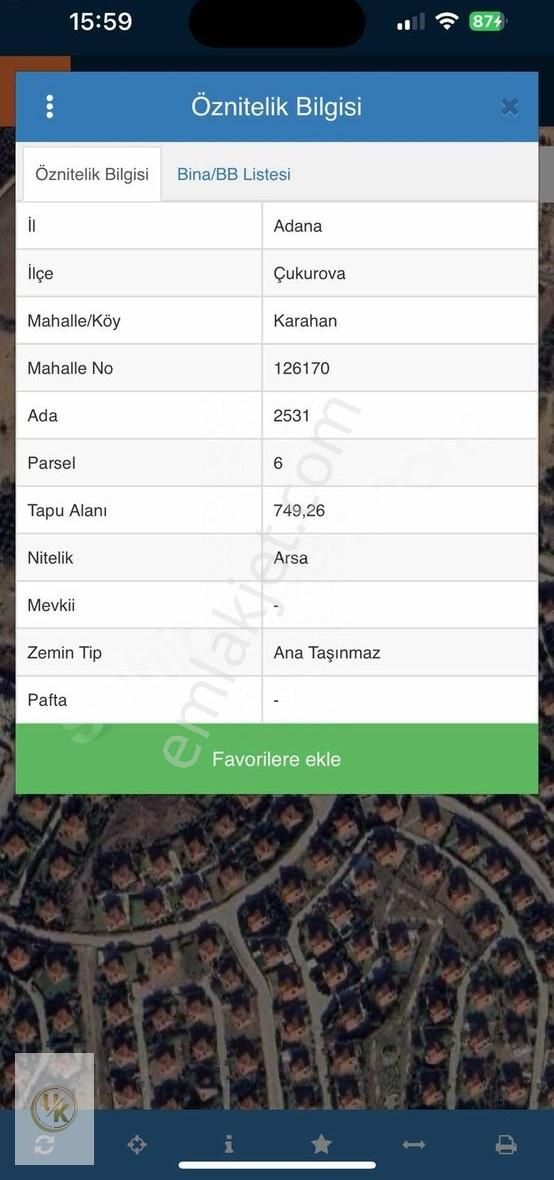 Karahan'da Villalar Bölgesinde Tek Tapu/749 M2/villa İmarlı Arsa - Görsel 2