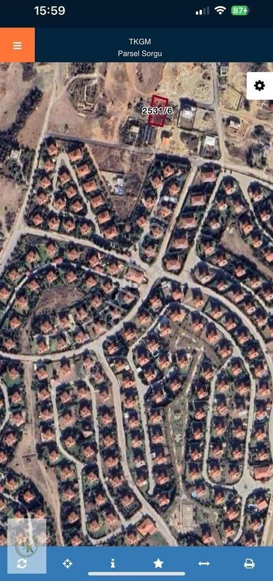 Karahan'da Villalar Bölgesinde Tek Tapu/749 M2/villa İmarlı Arsa - Görsel 3