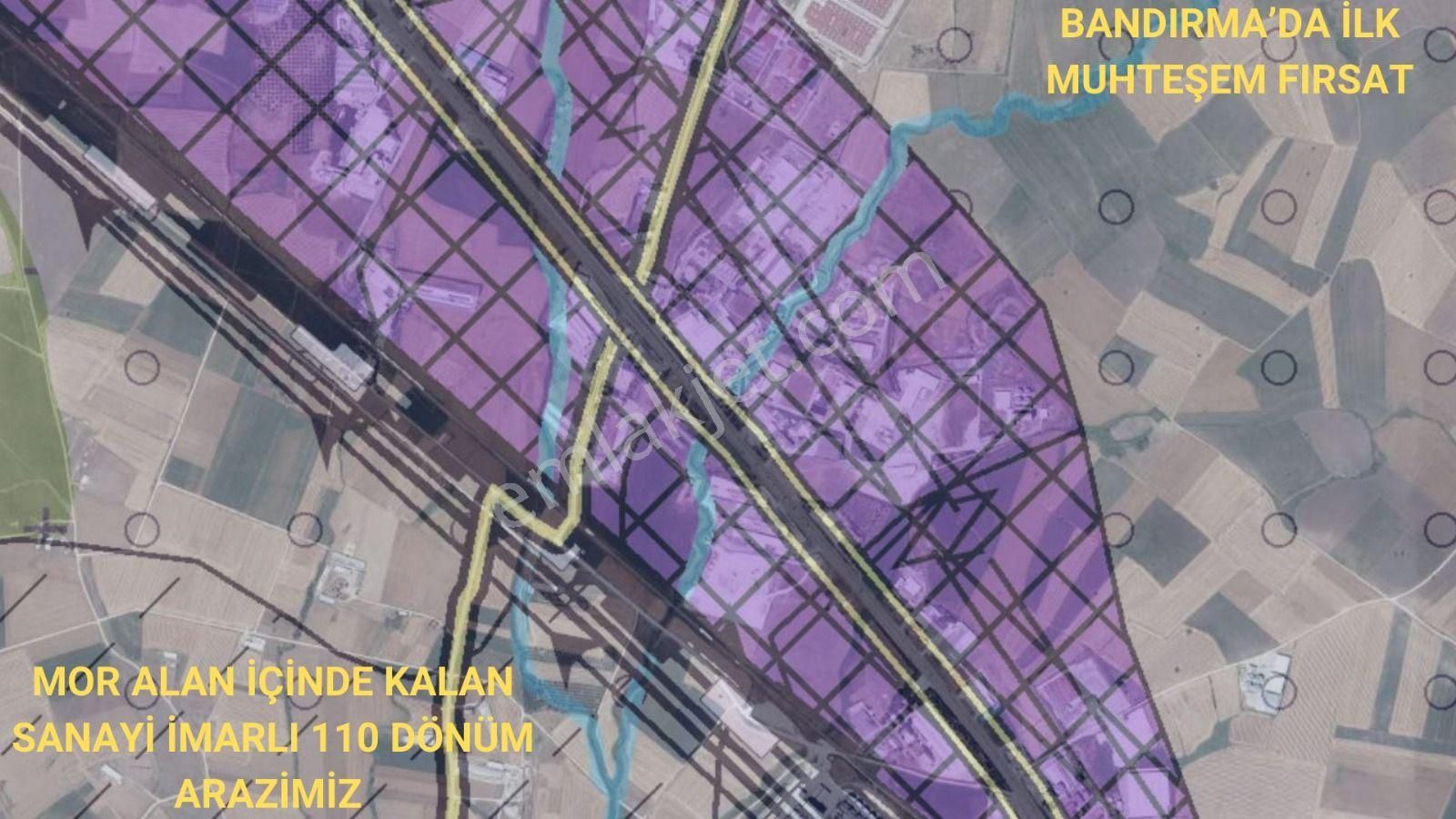Bandırma'da Emsalsiz Sanayi İmarlı Satılık Arazi - Görsel 3