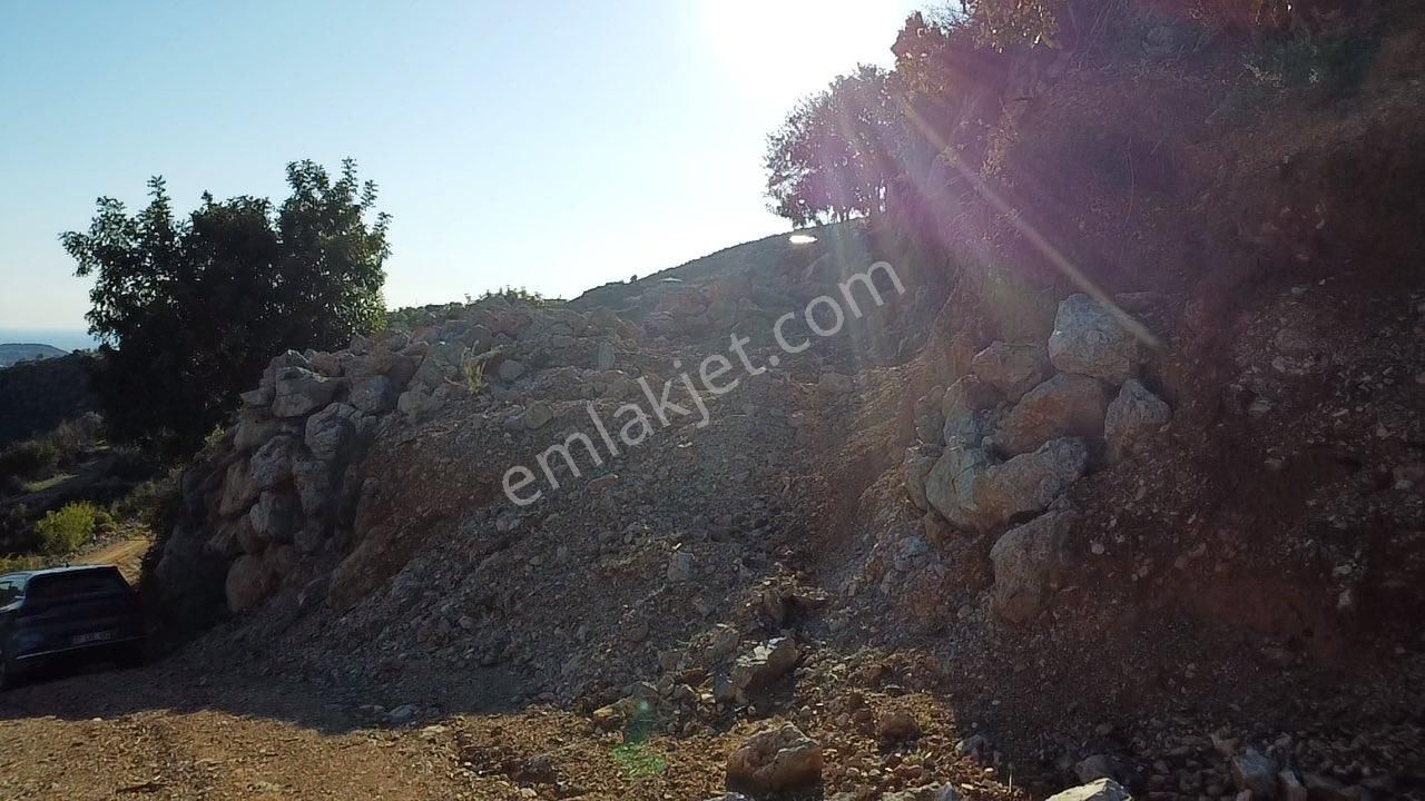 Antalya Alanya Satılık Tarla Alanya Yenice Mahallesinde Satılık 3887m2 Deniz Manzaralı Tarla