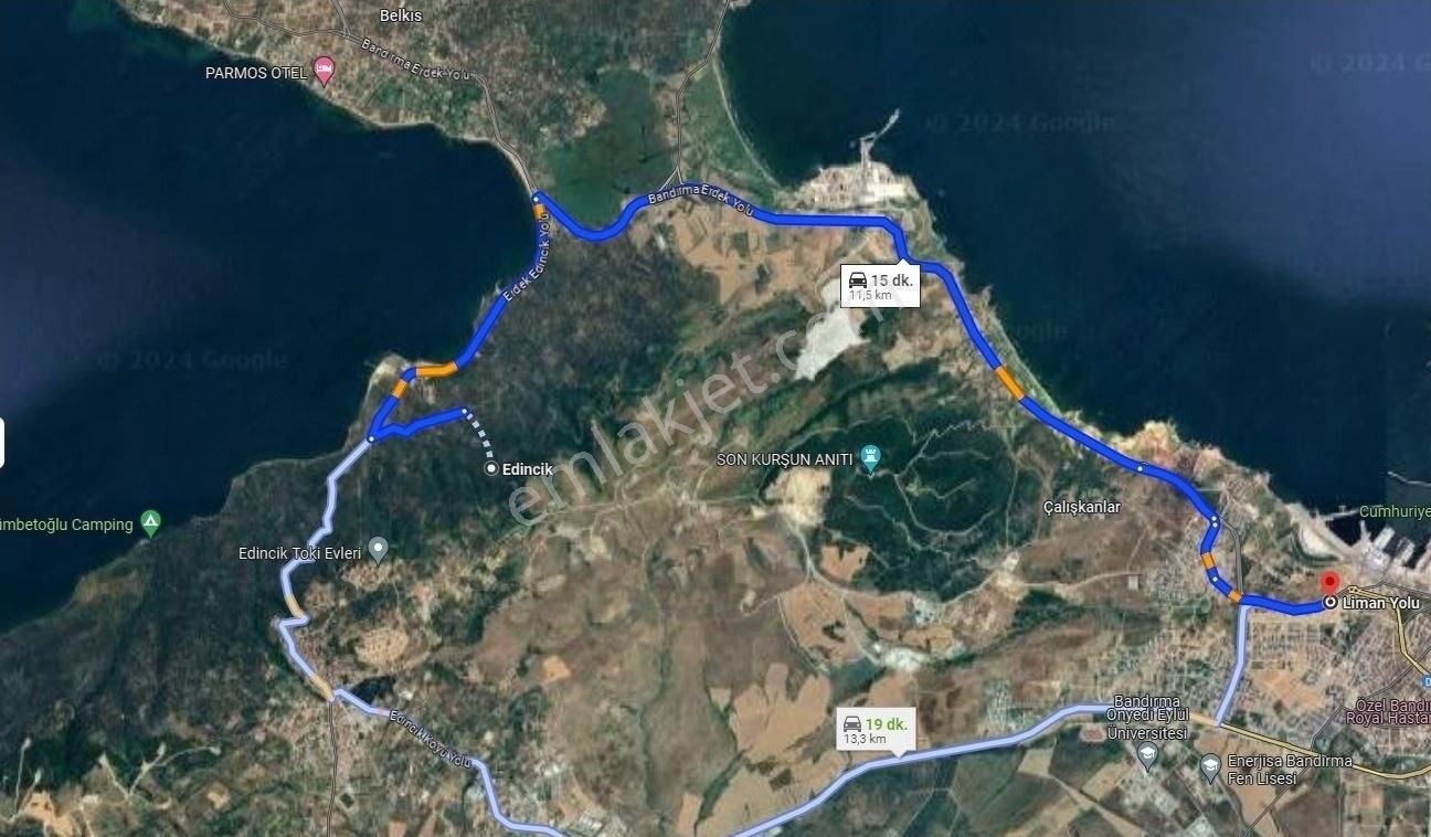 Yatırım Doktorumdan Edincik Mahallesinde Deniz Manzaralı Satılık Arazi - Görsel 3