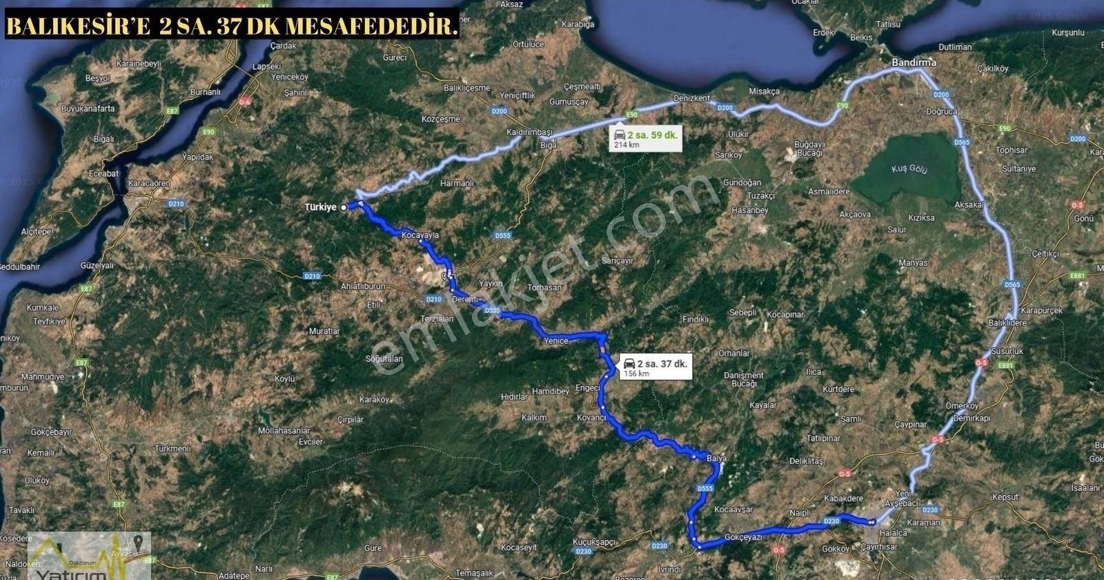 Çanakkale Çan Dondurma Mahallesinde 482 M2 Satılık İmarlı Arsa - Görsel 2
