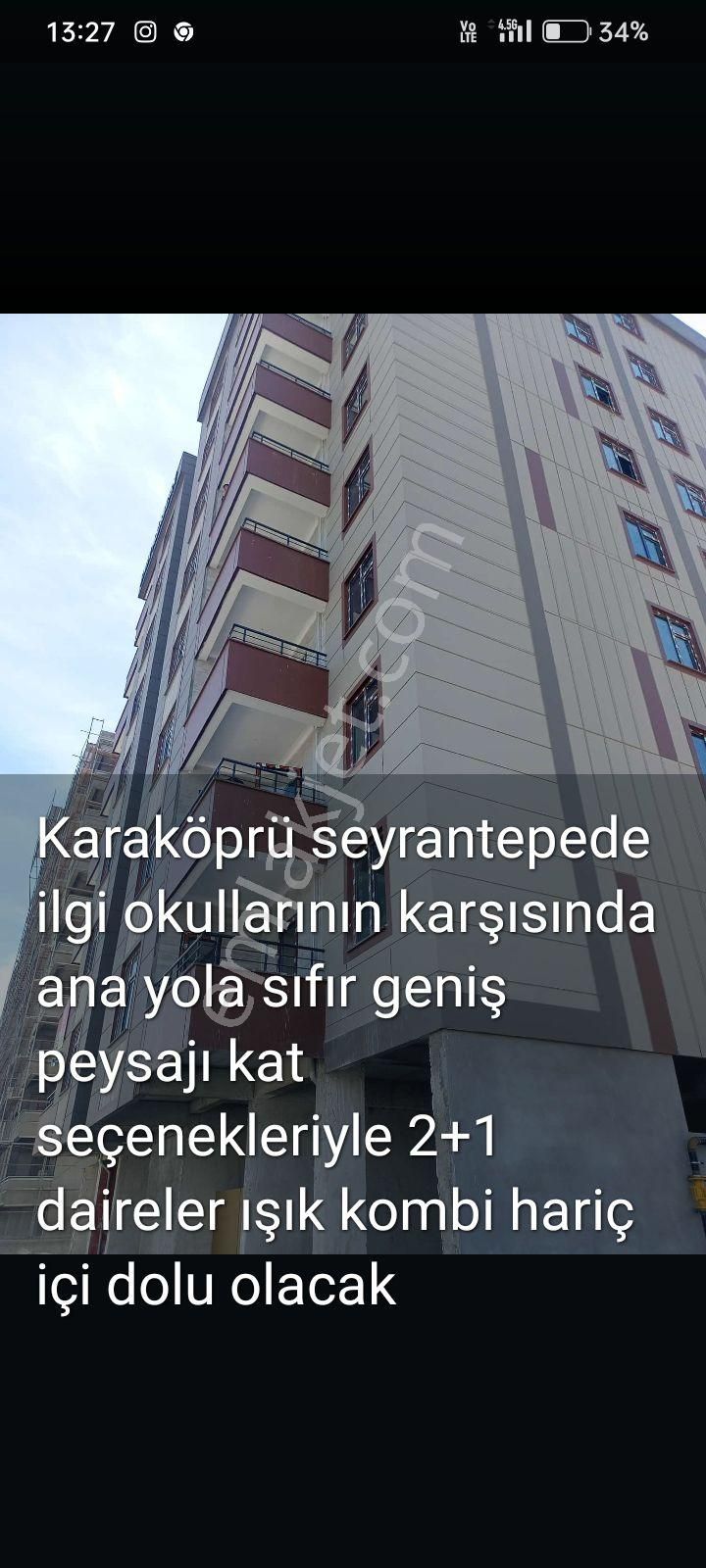 Karaköprü Seyrantepe Satılık Daire Satılık Daire