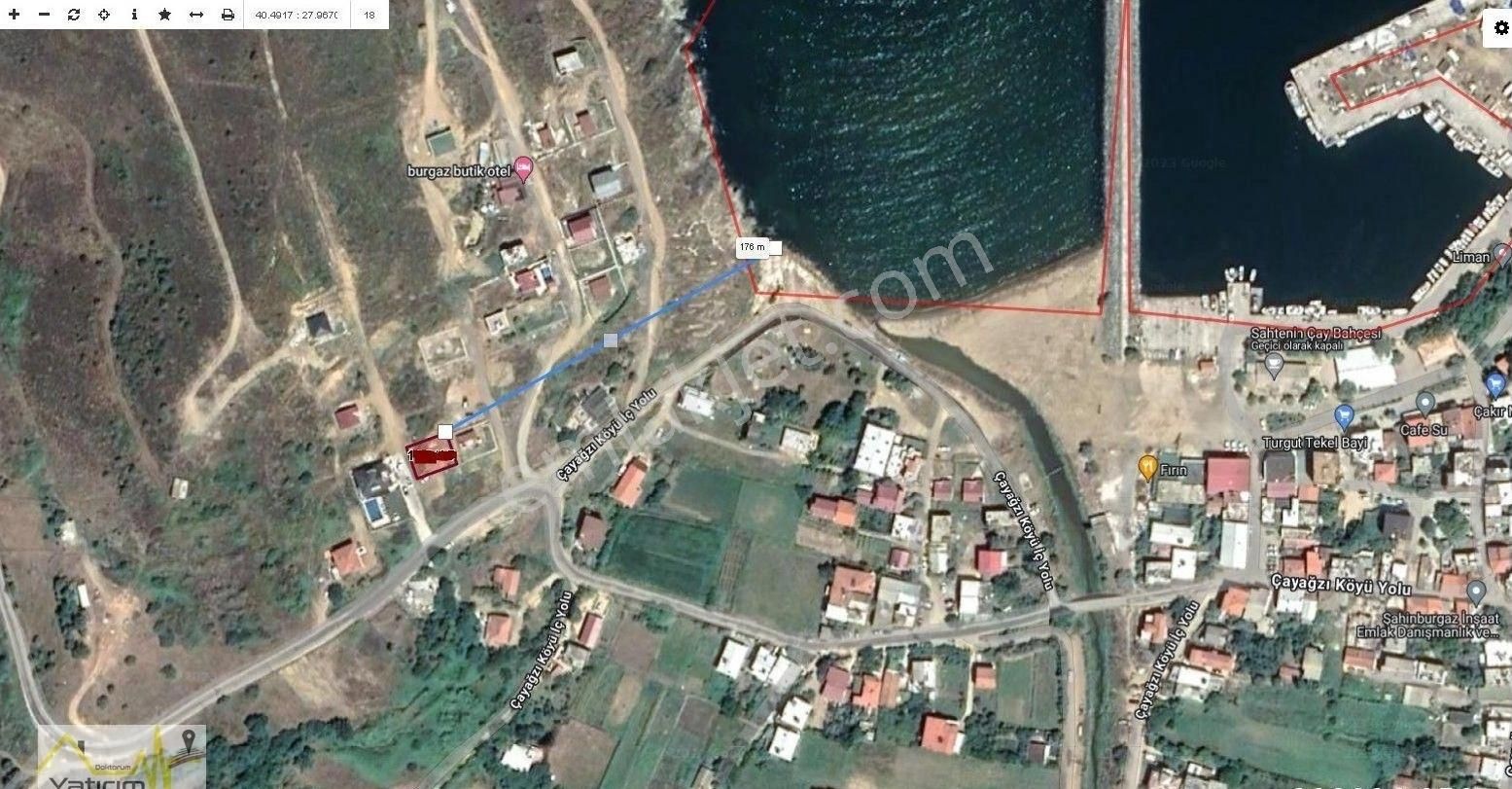 Erdek Çayağızında Muazzam Deniz Manzaralı İçine İstediğiniz Türden Yapı Yapabileceğiniz Villa Arsası - Görsel 3