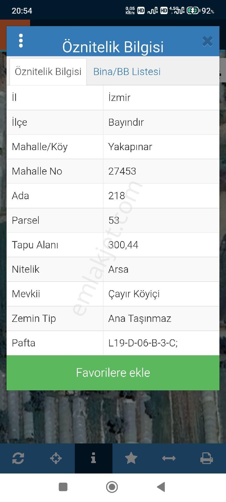 Bayındır Yakapınar Köyünde Satılık Arsa - Görsel 2